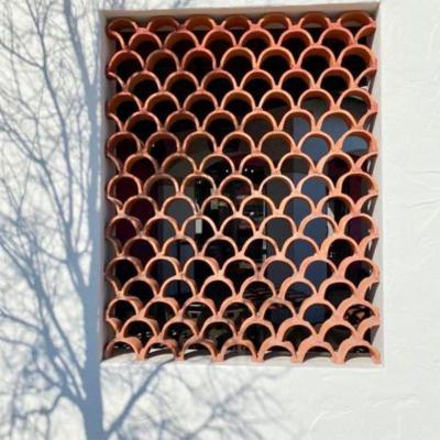 China Janela de tijolo de barro Brisa Cinza Cores de restaurante Interior Decoração de parede exterior à venda