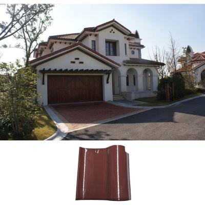 China Waterproof Natural Clay Glazed Spanish Roof Tile Home Remodeling Improvement for sale