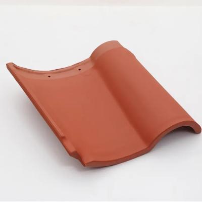 China Ceramic Glossy Spanish Colorful Clay Roof Tile Modern Design for sale