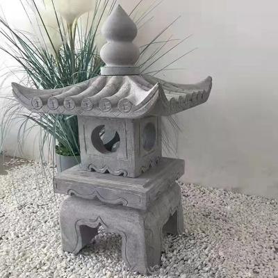China Marble Antique Japanese Granite Stone Lanterns Handmade Natural for sale