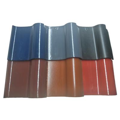 China Spanish Glazed Clay Ceramic Roof Tiles 220mm Handmade Lightweight Brown for sale