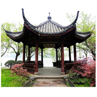China Prefabricated Pergolas Building A Wooden Gazebo 2.5 X 2.5 Octagonal Pavilion for sale