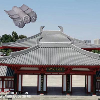 China Dachgesims-japanische keramische Dachplatten traditioneller Clay Tiles Temple Garden zu verkaufen