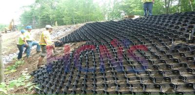 China ODM High Density Polyethylene Slope Protection Geocell Road 100-445 for sale