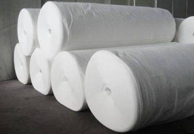 China White Polyester Filament Geotextile Fabric Retaining Wall 300g à venda