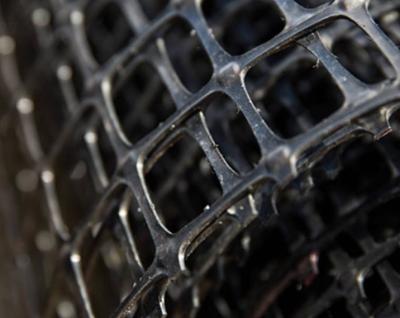 China ODM PP Biaxial Plastic Soil Reinforcement Geogrid Mesh For Road Pavement Base for sale