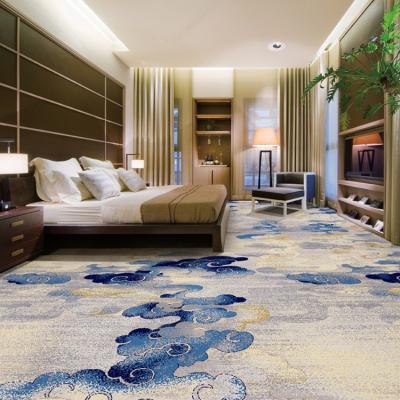 China La oficina de la calzada de la fibra de poliéster la alfombra del piso del hotel del estilo chino de la moqueta en venta