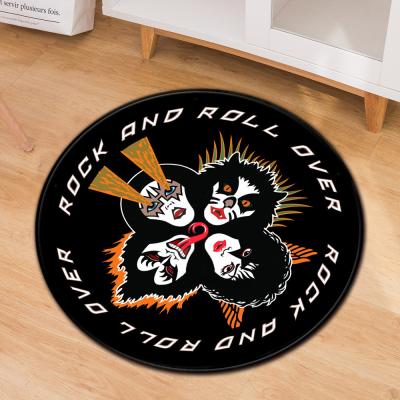 China Football Basketball Bedroom Floor Carpets Round Table Chair Mat for sale