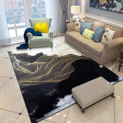 China Abstract Rectangle Area Rugs For Living Room 8x10 Anti Slip for sale