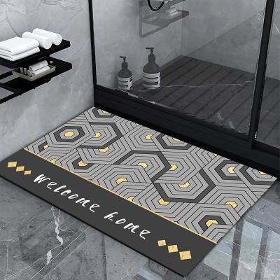 China Mat Bathroom Waterproof Carpet absorvente europeu norte à venda