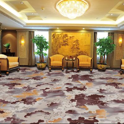 China Polyester Printed Commercial Floor Mat Carpet Sound Insulation Fire Protection for sale