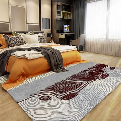 China Wool Chinese Style Floor Carpet Rug Irregular Strip For Bedroom Living Room for sale