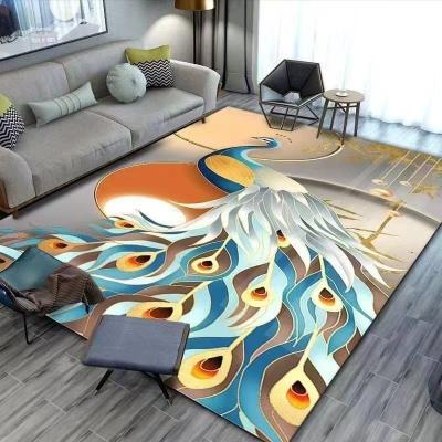 China Las alfombras contemporáneas abstractas de la sala de estar no patinan las alfombras en venta
