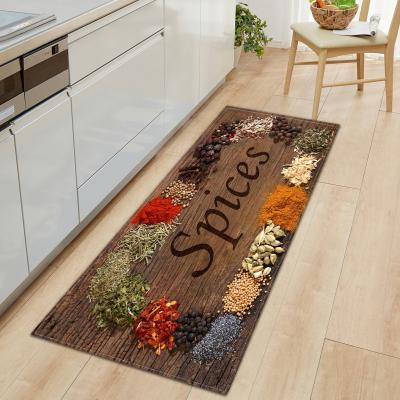 China Household Kitchen Runners Rugs Machine washable Anti Skid Living Room Area Rug for sale