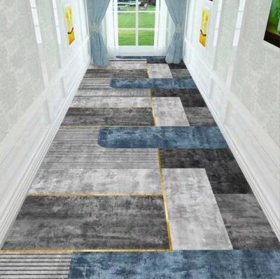 China Polyester Fiber Hallway Door Entry Carpet Roll Office Living Room Floor Carpet for sale