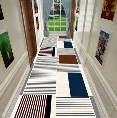 China 90 cm de ancho alfombra de piso comercial pasillo de entrada escalera hotel alfombra de piso en venta