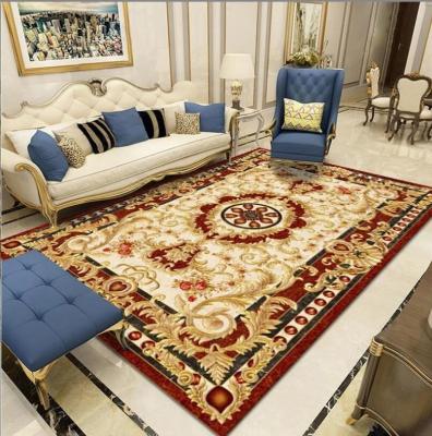 中国 Persian Pattern Polyester Fiber Living Room Floor Carpet Stripping Special Style 販売のため