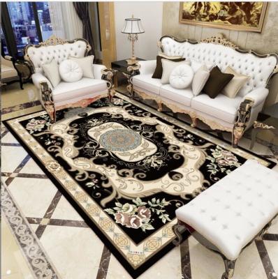 China European Style PRinting polyester Fiber Living Room Floor Carpet Special Style en venta