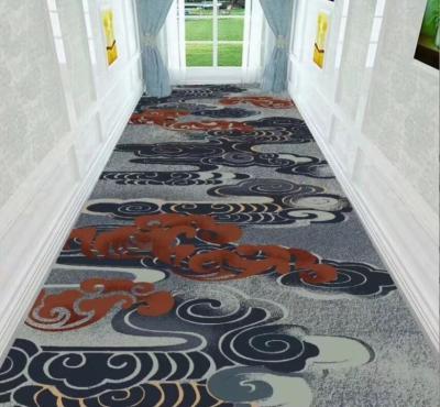 China Coil Crystal Velvet Custom Commercial Floor Mat For Entrance Corridor Stairway Hotel for sale