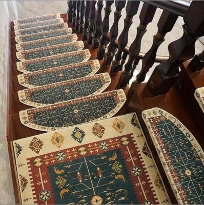 China Household Compound Non Slip Stair Mats Irregular Special Style 24*65cm for sale
