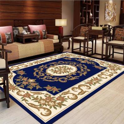 China Retro Style Light Luxury Polyester Fiber Living Room Floor Carpet Special Style for sale