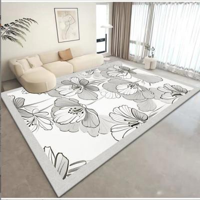 China Simple Drawing Style TPR Loop Velvet Living Room Floor Carpet Special Style en venta