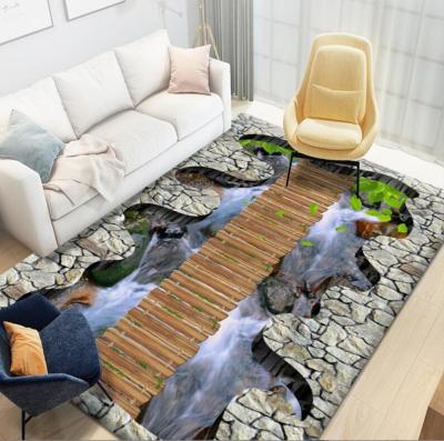 China Beautiful Scenery Household Bedroom Living Room Floor Carpet Special Style en venta