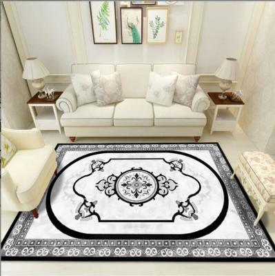 China Classical Flower Household Bedroom Living Room Floor Carpet  New European Style for sale