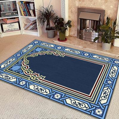 中国 Worship Crystal Velvet Floor Carpets Shag Area Rugs For Ancient Week Pray 販売のため