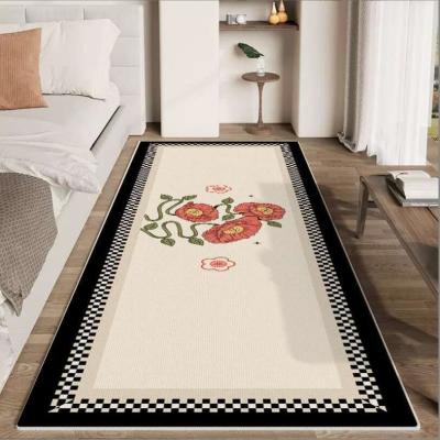 China Classic Starry Sky Crystal Velvet Bedroom Floor Carpets Rectangle Shape 80*160cm for sale
