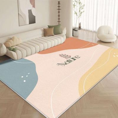 China Imitation Cashmere Simple Living Room Floor Rugs Cashmere-Like Acrylic Yarns With Special Style for sale