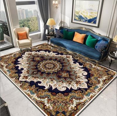 China 200*300cm Persian Crystal Velvet Rectangle Floor Carpets For Bedroom for sale