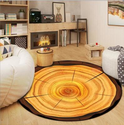 China Modern Growth Ring Round Animal Pattern Carpet Living Room / Hotel Carpet for sale