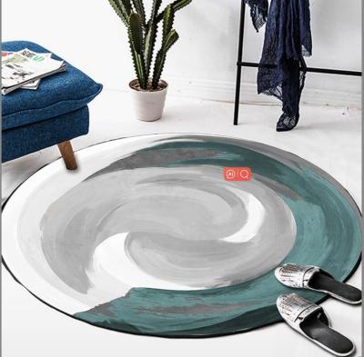 Китай Inkjet Painting And Simple Style Carpet Living Room / Hotel Carpet продается