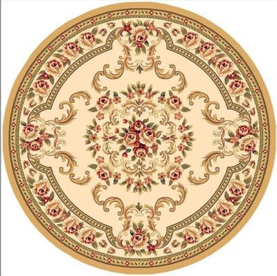 China Ancient Ethnic Style Living Room Floor Carpets Polyester Fiber 180*180cm for sale