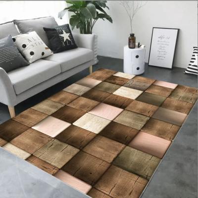 China Sofa, Bedroom, Living Room Floor Carpets  3d Printed Flower Geometric for sale