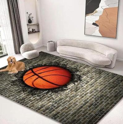 China Football And Basketball Pattern Carpets For Living Room Floor, Sofa And Bedroom for sale