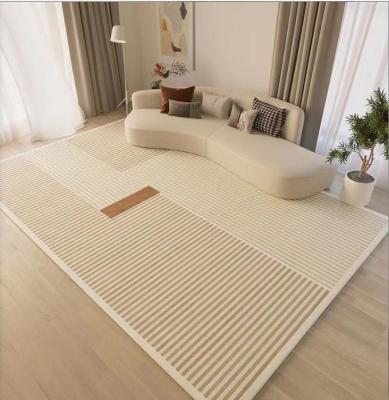 China Japanese Wabi-Sabi Stripes Living Room Floor Carpets Warm Color System Pattern for sale