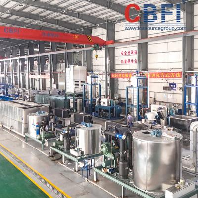 Κίνα 10 20 30 φιλικός αέρας Environmetal ψυκτικών μηχανών νιφάδων 60 τόνου που δροσίζεται προς πώληση
