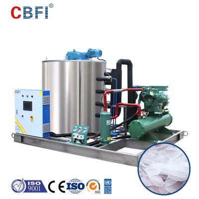 China Industrial 10 Ton Flake Ice Machine Fully Automatic Ice Production Seawater Ice Machine for sale