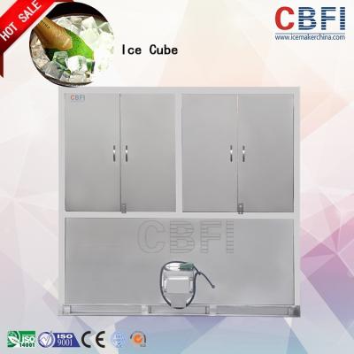 China máquinas do fabricante dos cubos de gelo do ruído 55dB, capacidade grande comercial dos fabricantes de gelo à venda