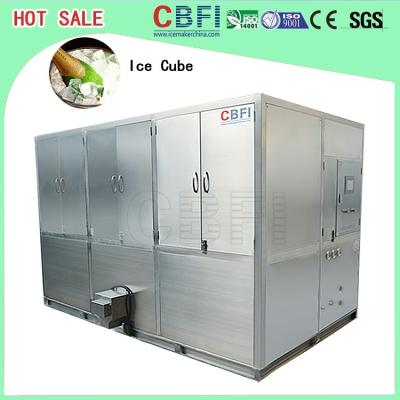 Cina Macchina automatica del cubetto di ghiaccio di operazione, macchina per ghiaccio industriale 10.000 chilogrammi di capacità quotidiana in vendita