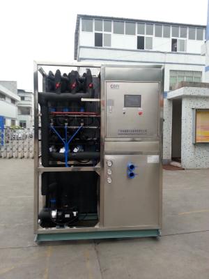 Cina La macchina industriale della macchina per ghiaccio del refrigerante R404a/di R507, aria ha raffreddato la macchina per ghiaccio in vendita
