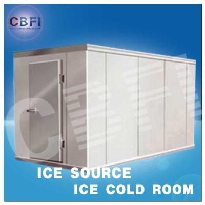 China Concrete Design Moisture Proof Light Cold Room Blast Chiller Freezer With Cement Floor for sale