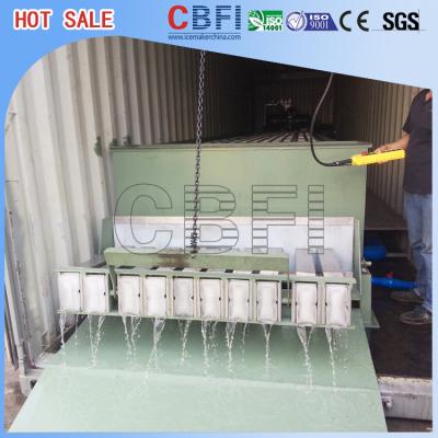 중국 에너지 절약 컨테이너로 수송된 구획 제빙기, 얼음 구획 제작자 5개 Kg - 25 Kg 판매용