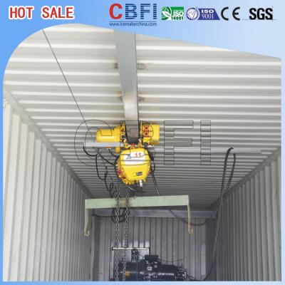China High Output Commercial Ice Block Maker Machine With 20 Ft 40 Ft Container for sale