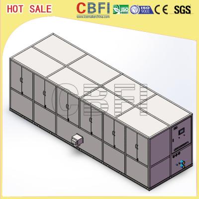 China Stainless Steel 304 Ice Cube Making Machine / R507 R404a Refrigerant Commercial Ice Maker for sale