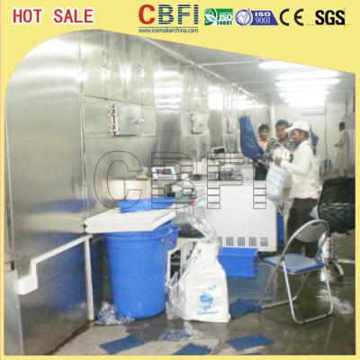 China Edible Industrial Commercial Ice Cube Machine with R507 / R404a Refrigerant for sale