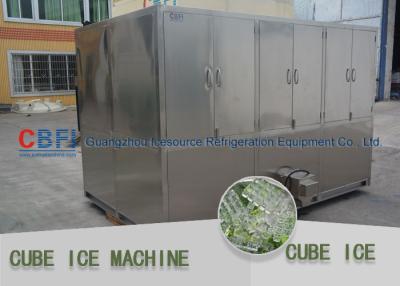 China Full Automatic Ice Cube Maker Machine Cube Ice Maker High Power Consumption for sale