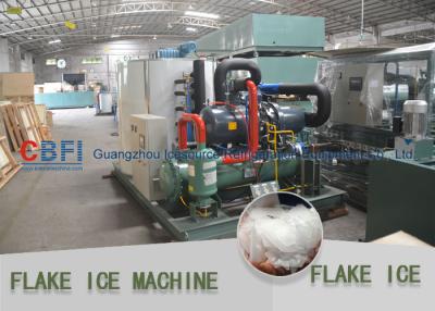 China Heavy Duty Flake Ice Machine For Fishery 500kg to 30 ton / 24hrs for sale
